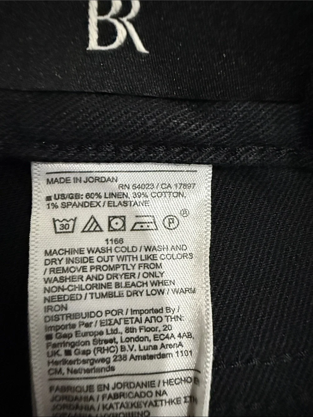 Banana Republic Slim Traveler Black Straight Men’s Pants